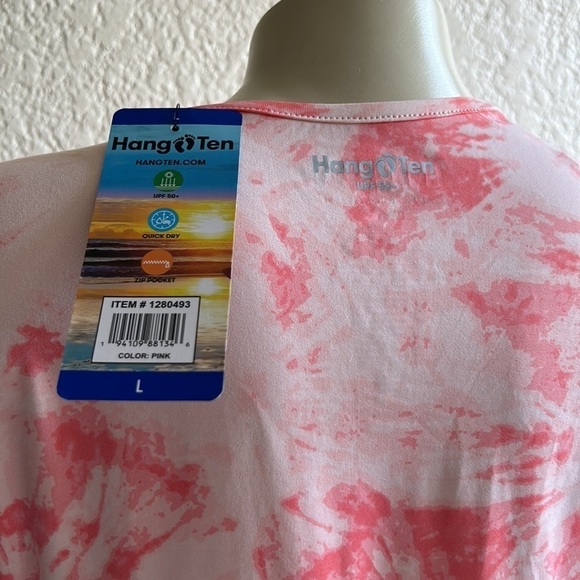 Nwt HANG TEN UPF 50+ quick dry top Large - Picture 4 of 14